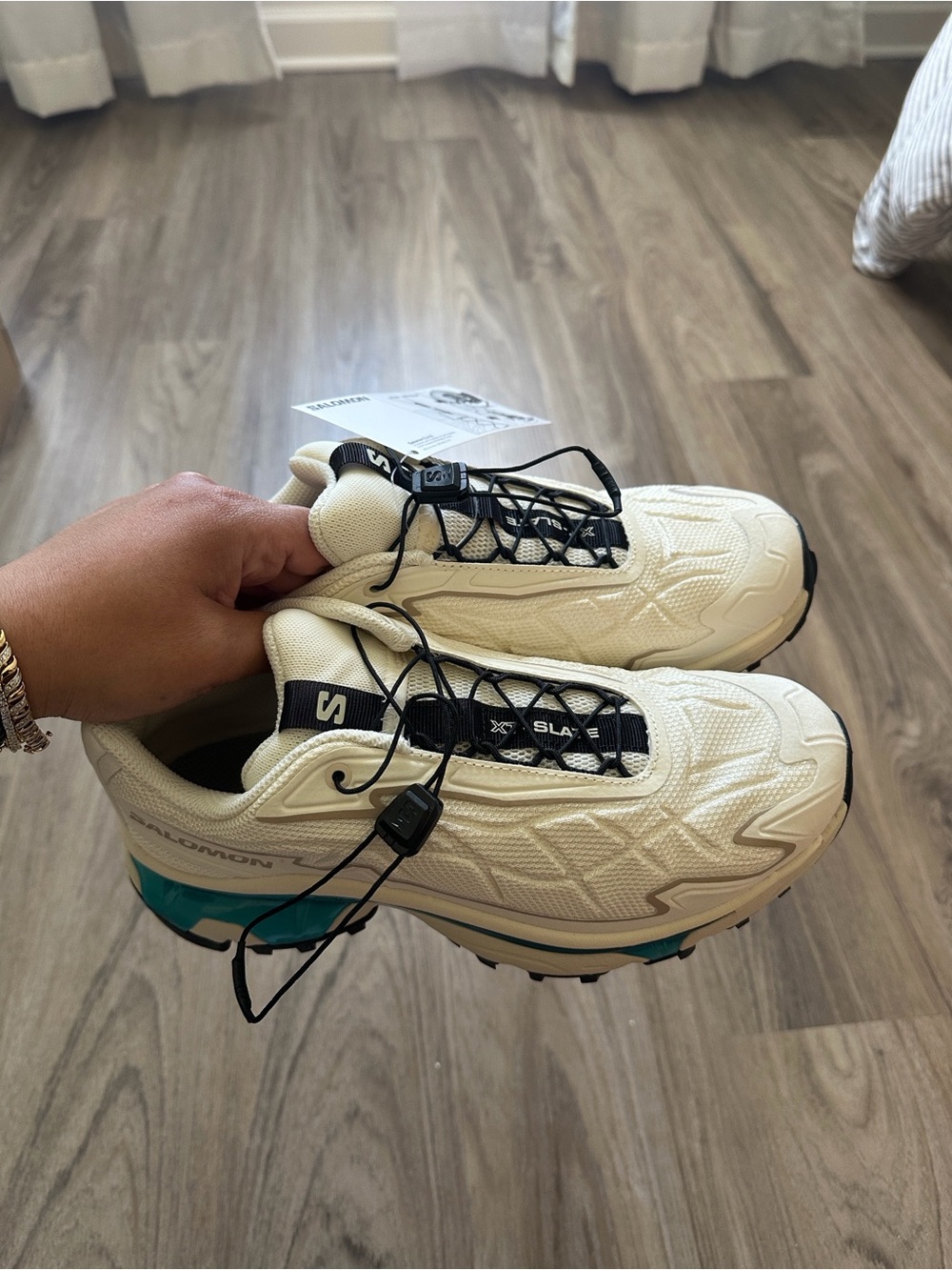 NWT- Salomon XT-Slate Advanced Vanilla Ice/White Pepper/Capri Breeze US 6.5